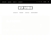 Tablet Screenshot of davibemag.com
